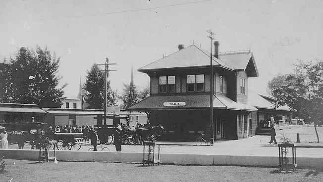 Visalia's first Southern Pacific Depot